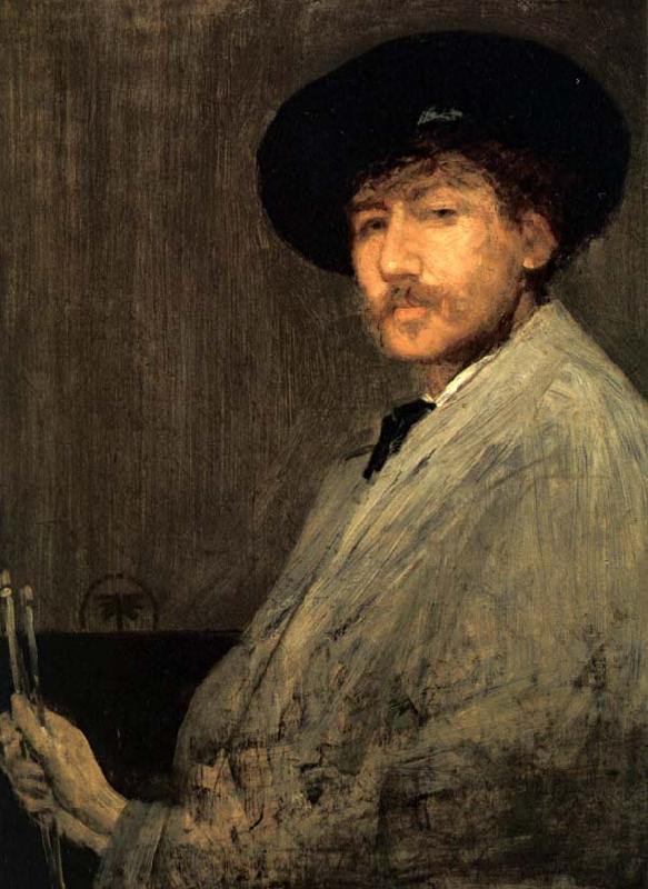  Arrangement in Grey Portrait of the Painter